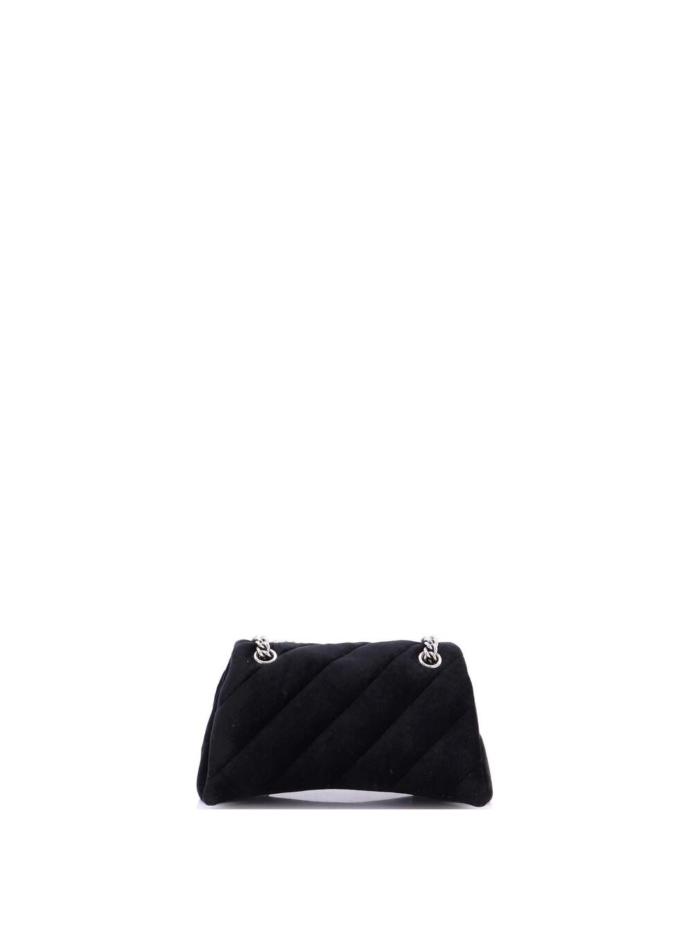 Balenciaga Crush Chain Flap Bag Quilted #266052B12B - Picture 3 of 6